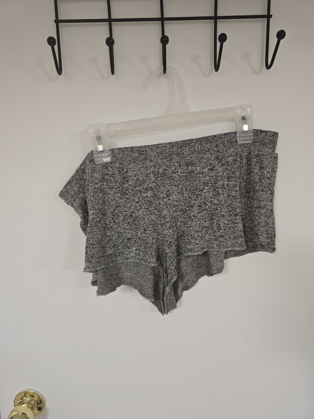 La SENZA Gray Marled Knit Shorts
